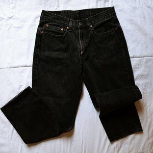Levi's 550 Black, Stonewashed. Size: W-31 L-30